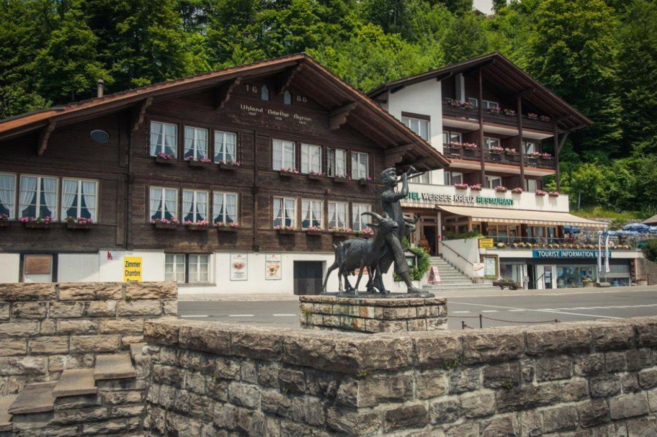 Hotel Weisses Kreuz Brienz  Exterior foto